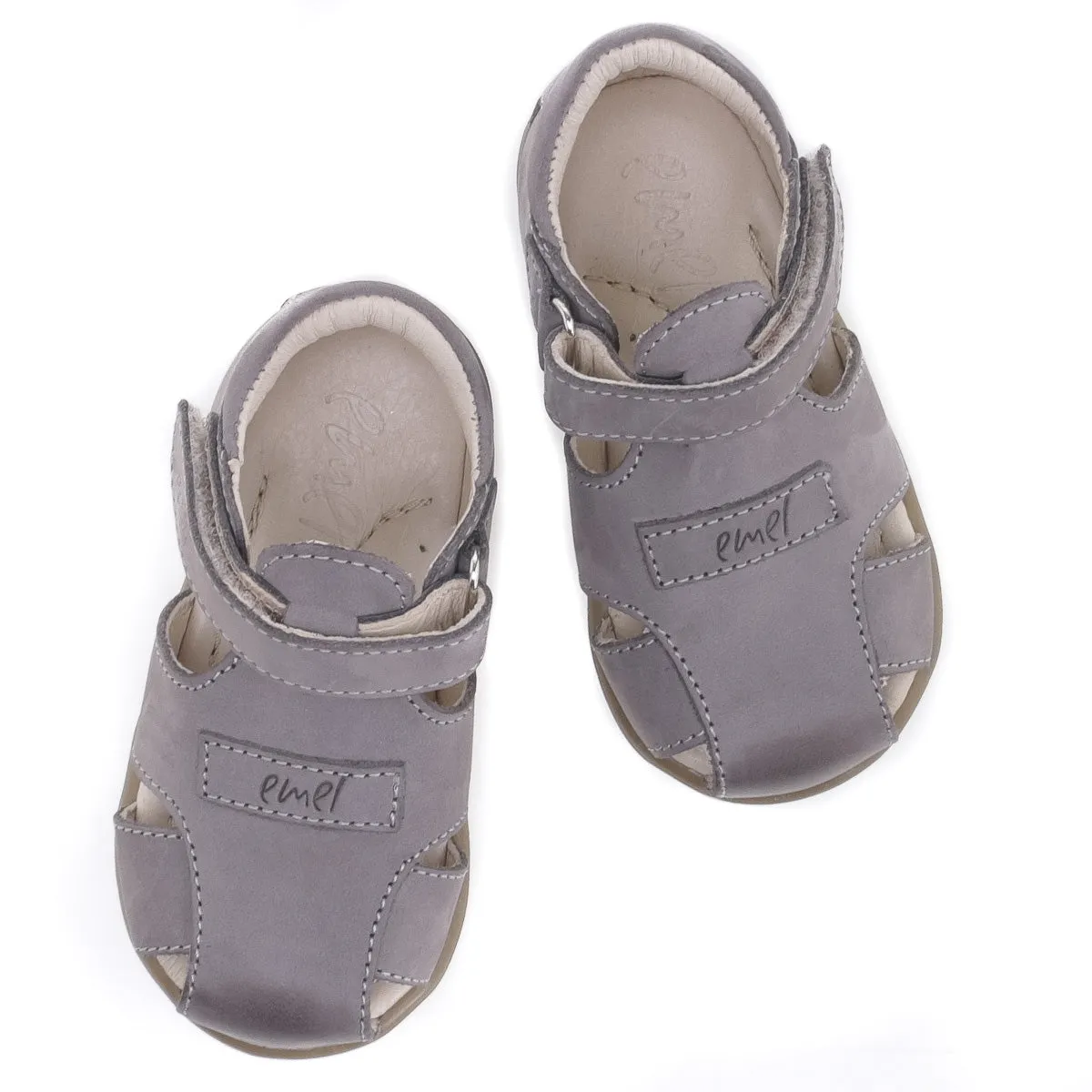 (2199-15) Emel grey closed sandals