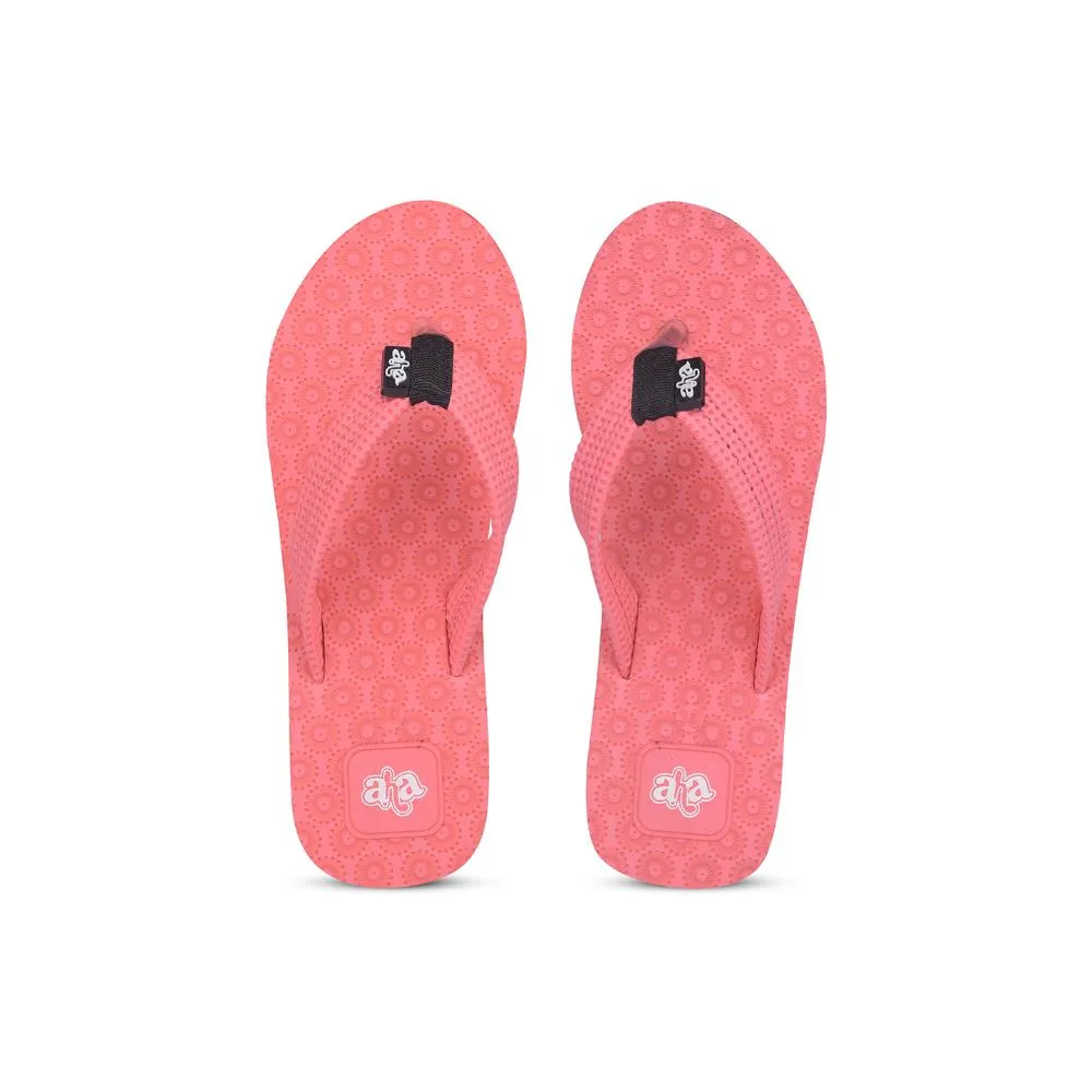 A-HA Casual Peach Slipper For Women ORTHO-21 By Liberty