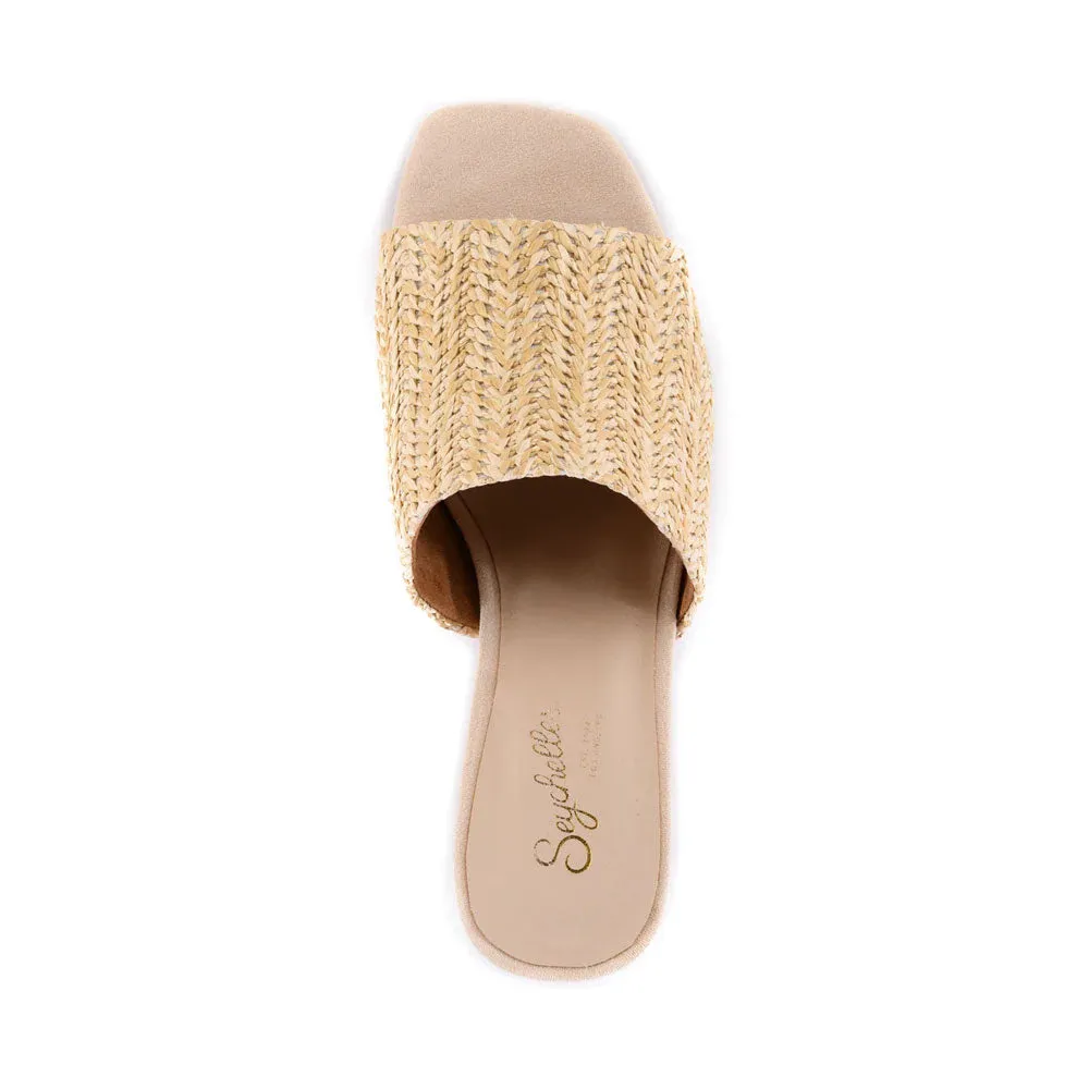 Adapt Raffia Sandal - Natural Raffia