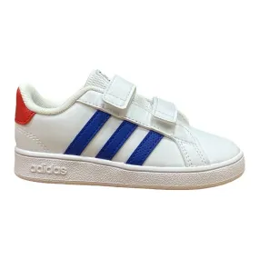 Adidas children's sneakers Grand Court CF I GX5749 white-royal-red