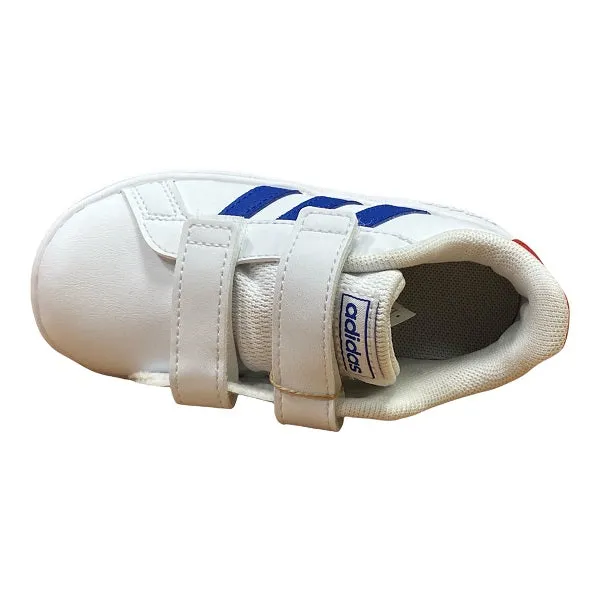 Adidas children's sneakers Grand Court CF I GX5749 white-royal-red