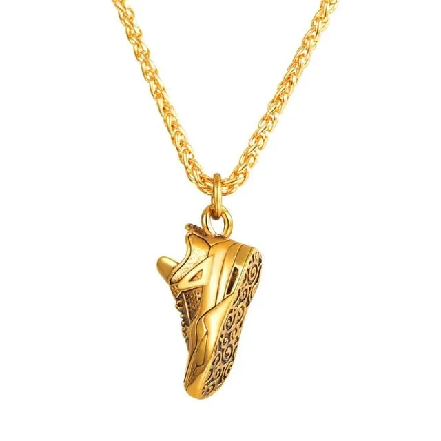 AJ4 Gold Pendant w/ Chain