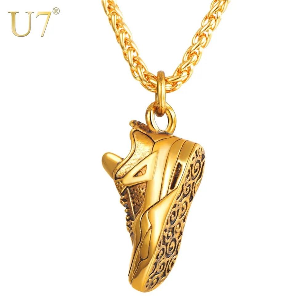 AJ4 Gold Pendant w/ Chain