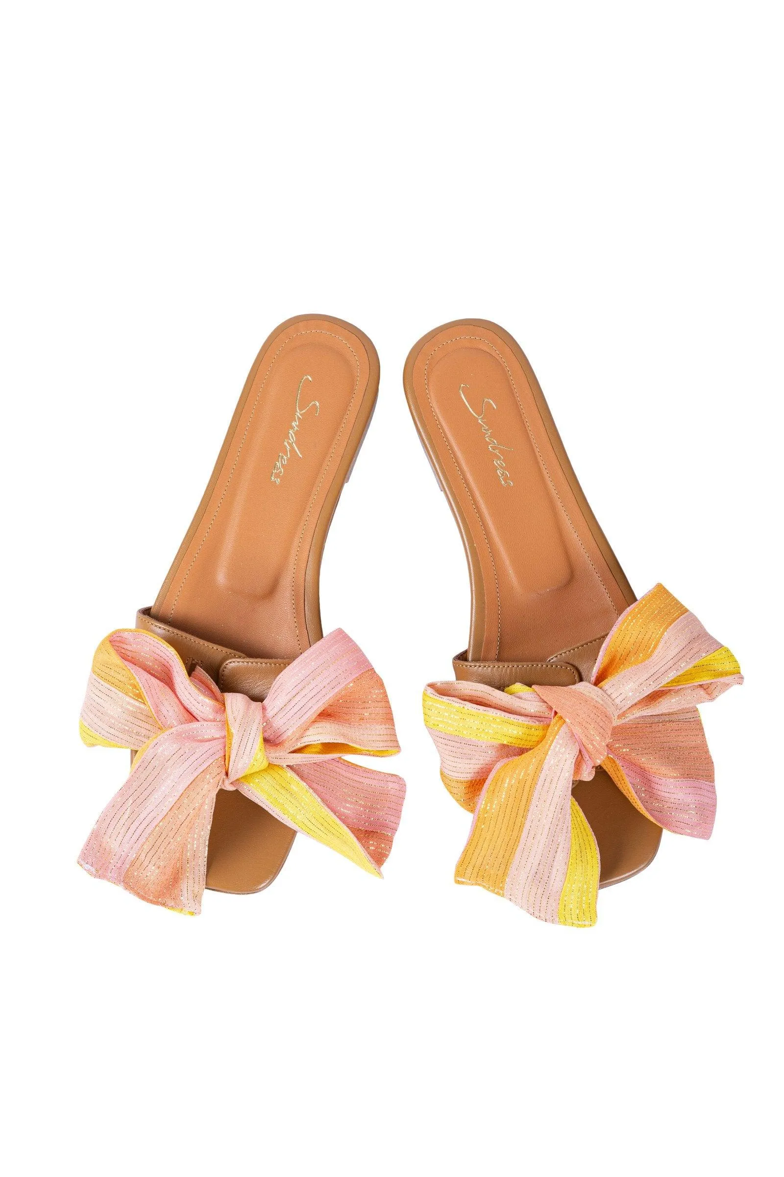 Amour Sandals in Rainbow & Nude Ties