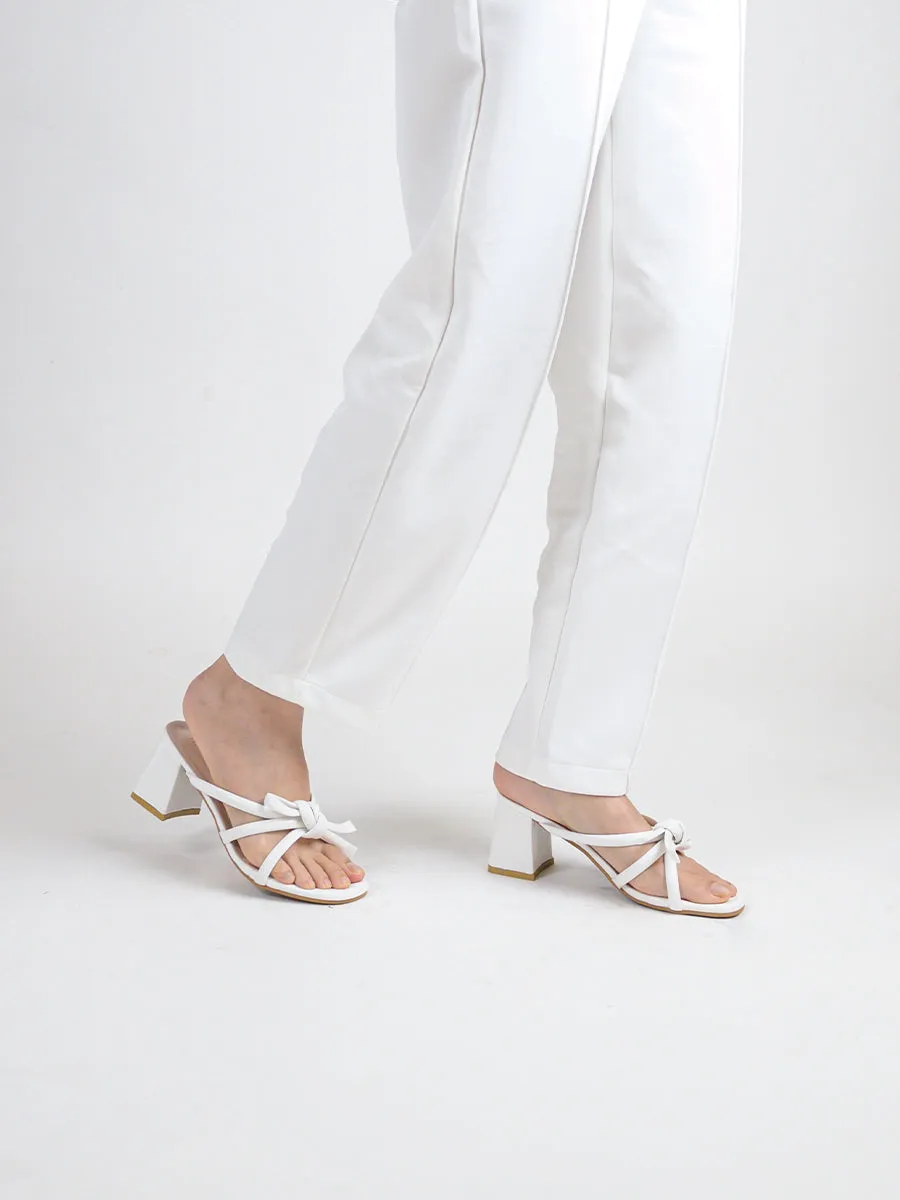 Anna Knot Heel Mules