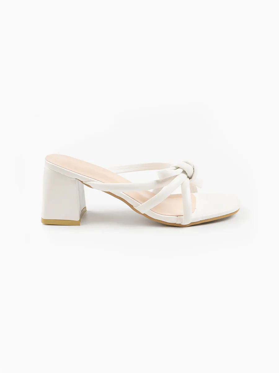 Anna Knot Heel Mules