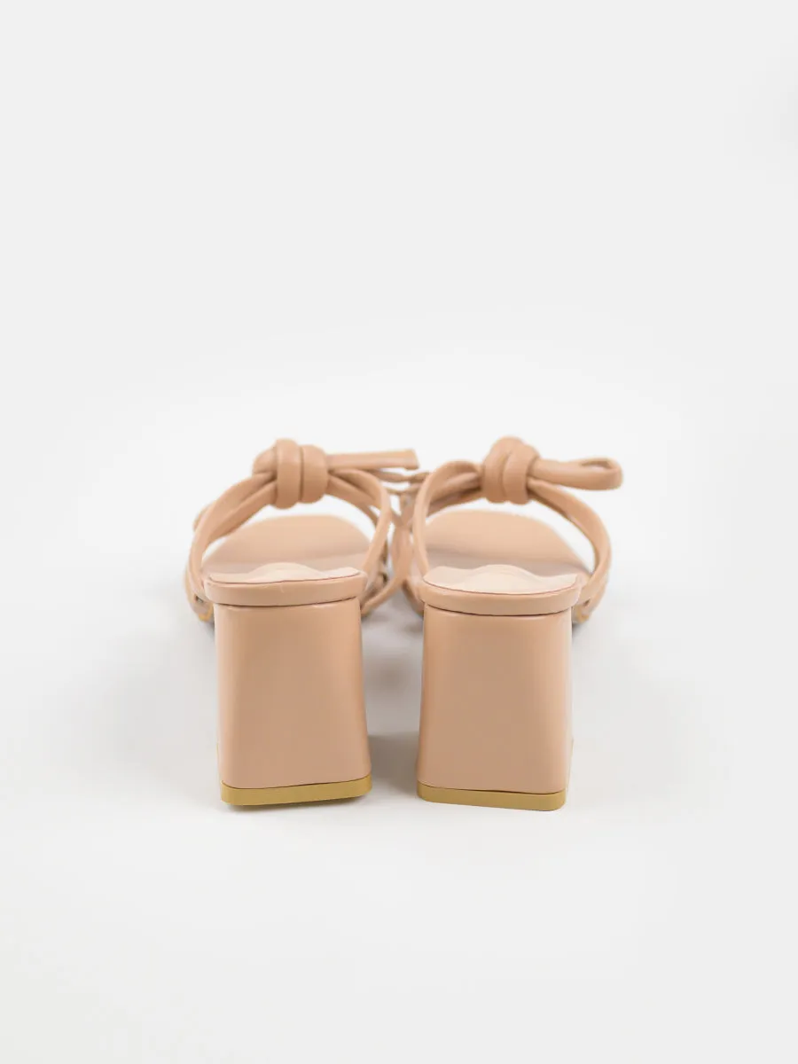 Anna Knot Heel Mules