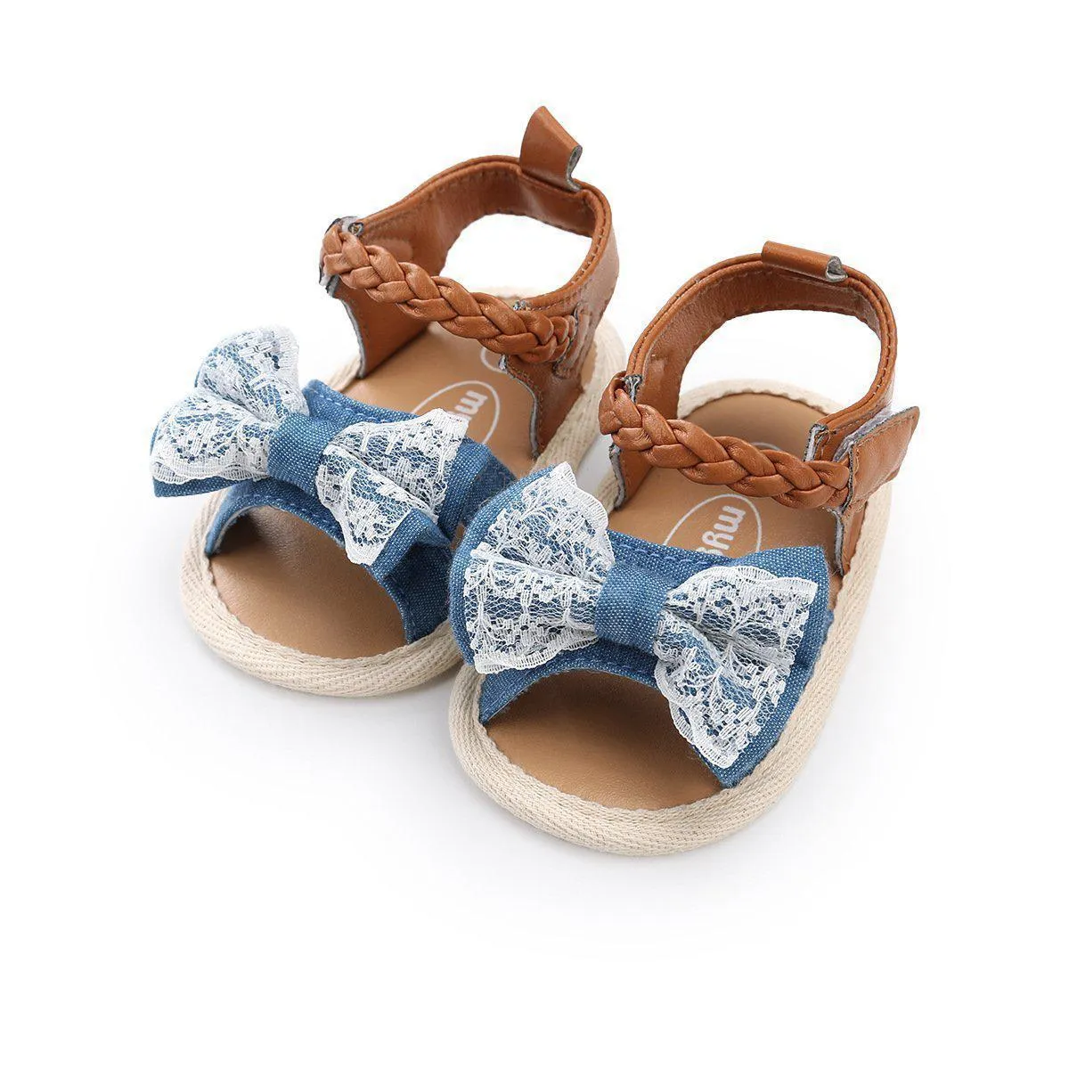 Baby 3D Flower Lace Sandal Shoes 0-18m