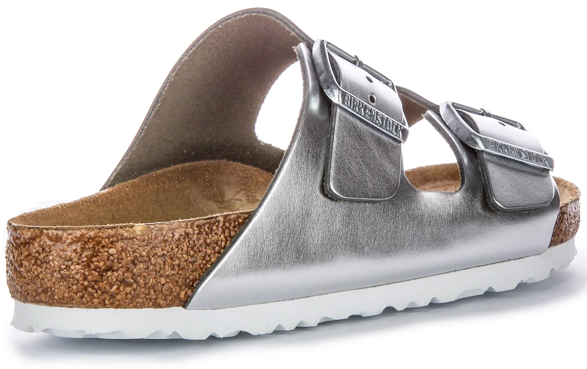 Birkenstock Arizona BS In Silver | Regular Fit