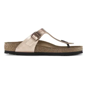 Birkenstock Women's Gizeh Metallic Copper Birko-Flor®