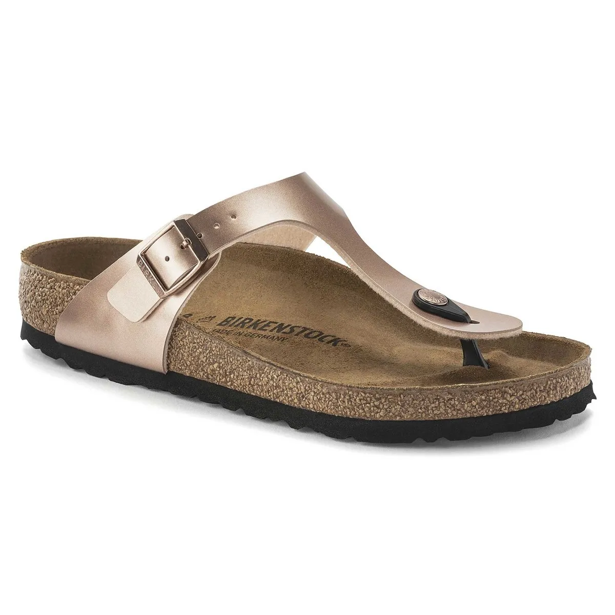 Birkenstock Women's Gizeh Metallic Copper Birko-Flor®