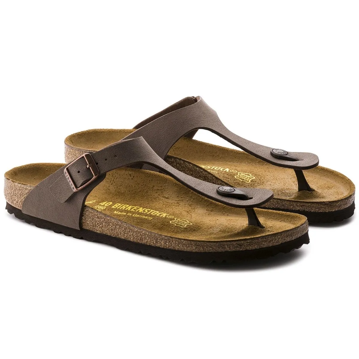 Birkenstock Women's Gizeh Mocca Buc Birko-Flor