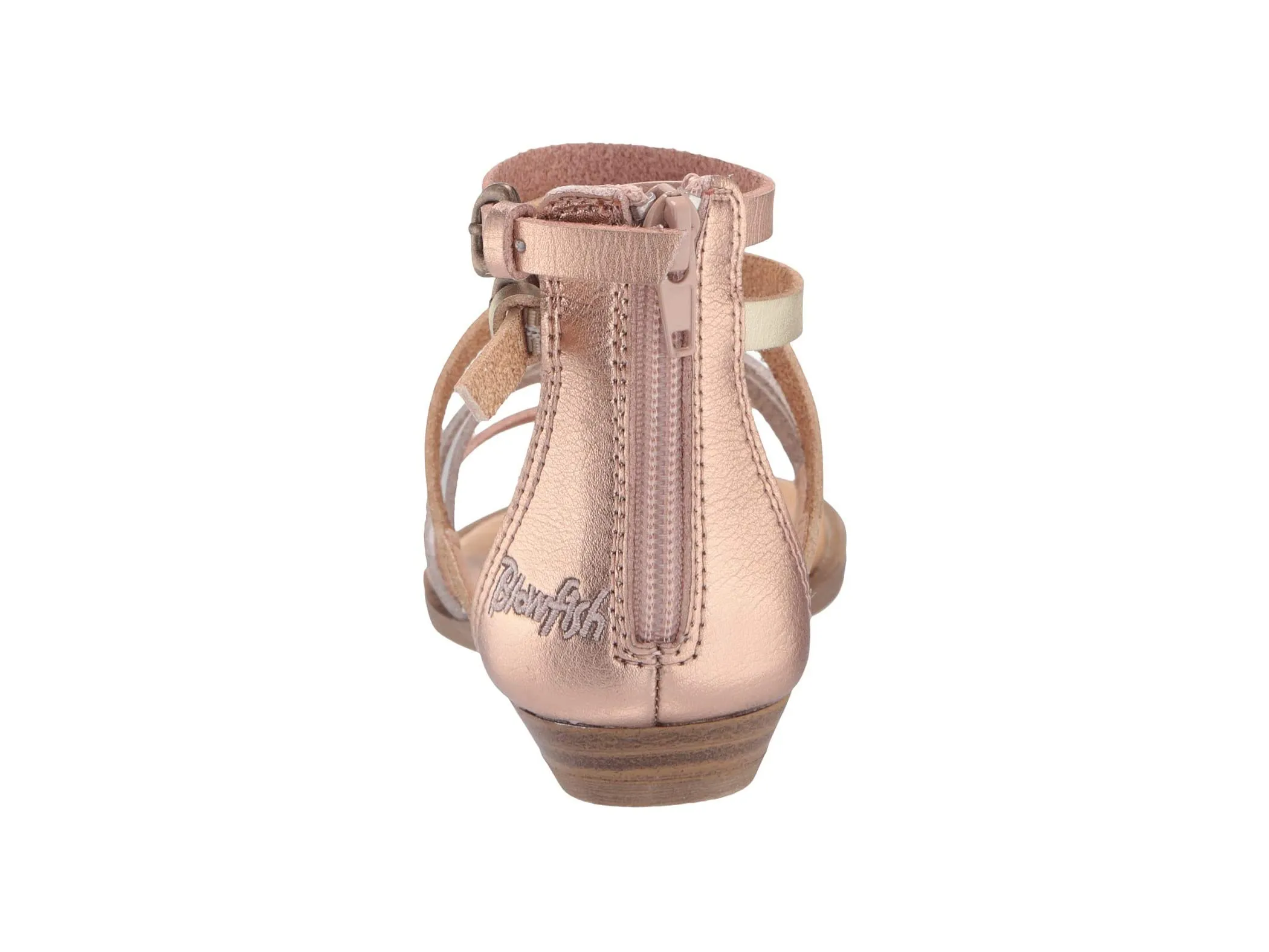 Blowfish Malibu Kids Bungalow-K Silver/Rose Gold Fashion Straps Open Toe Sandals