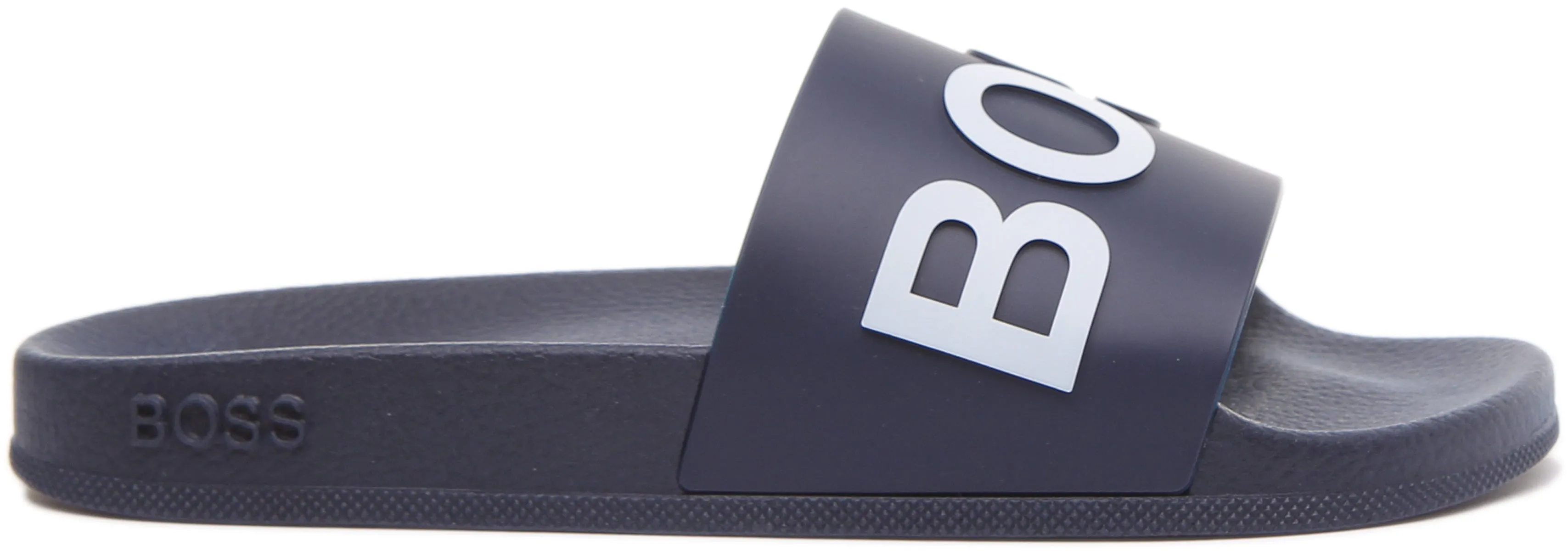 Boss Bay Sliders In Navy For Men