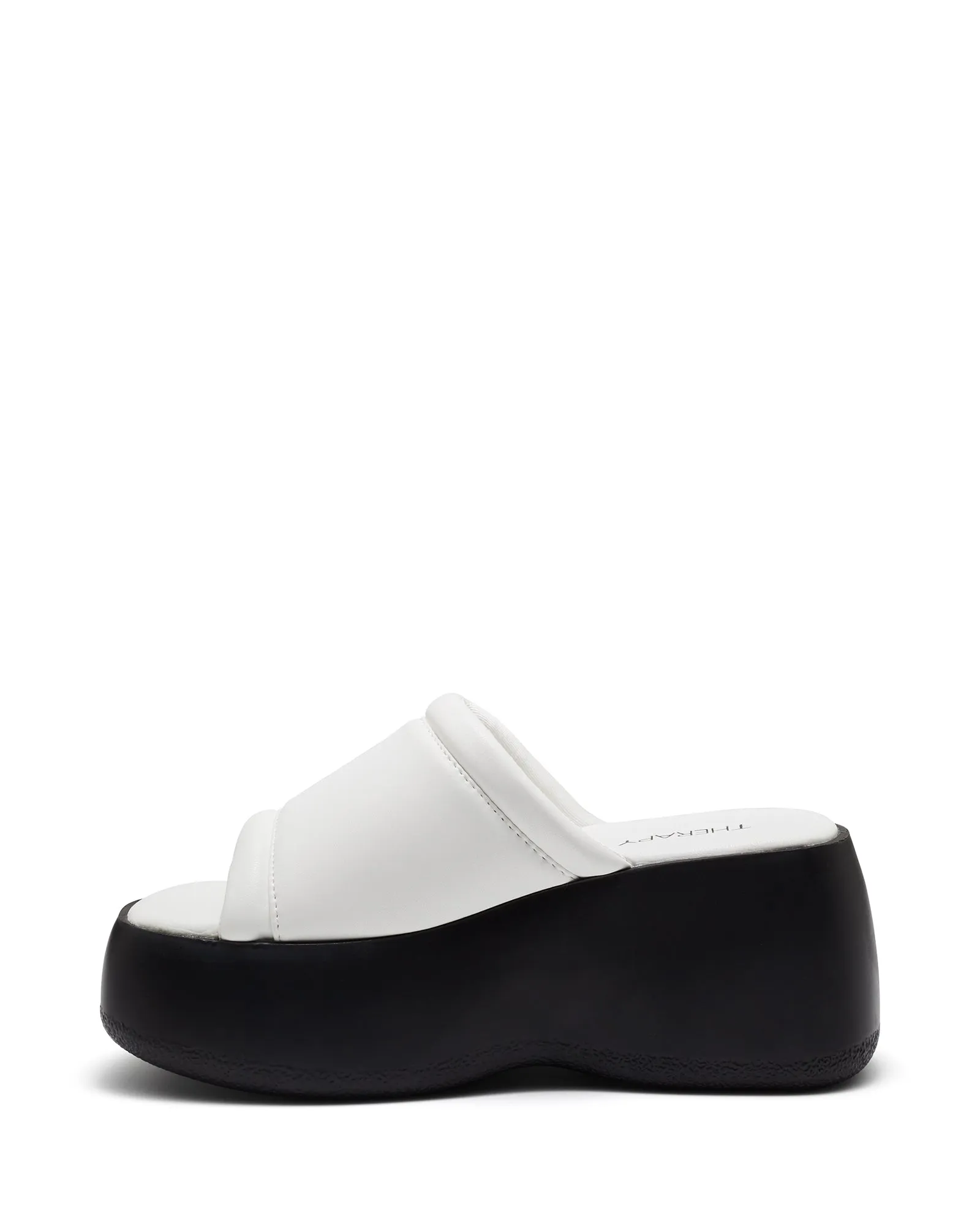 Bubbles Flatform Sandal White