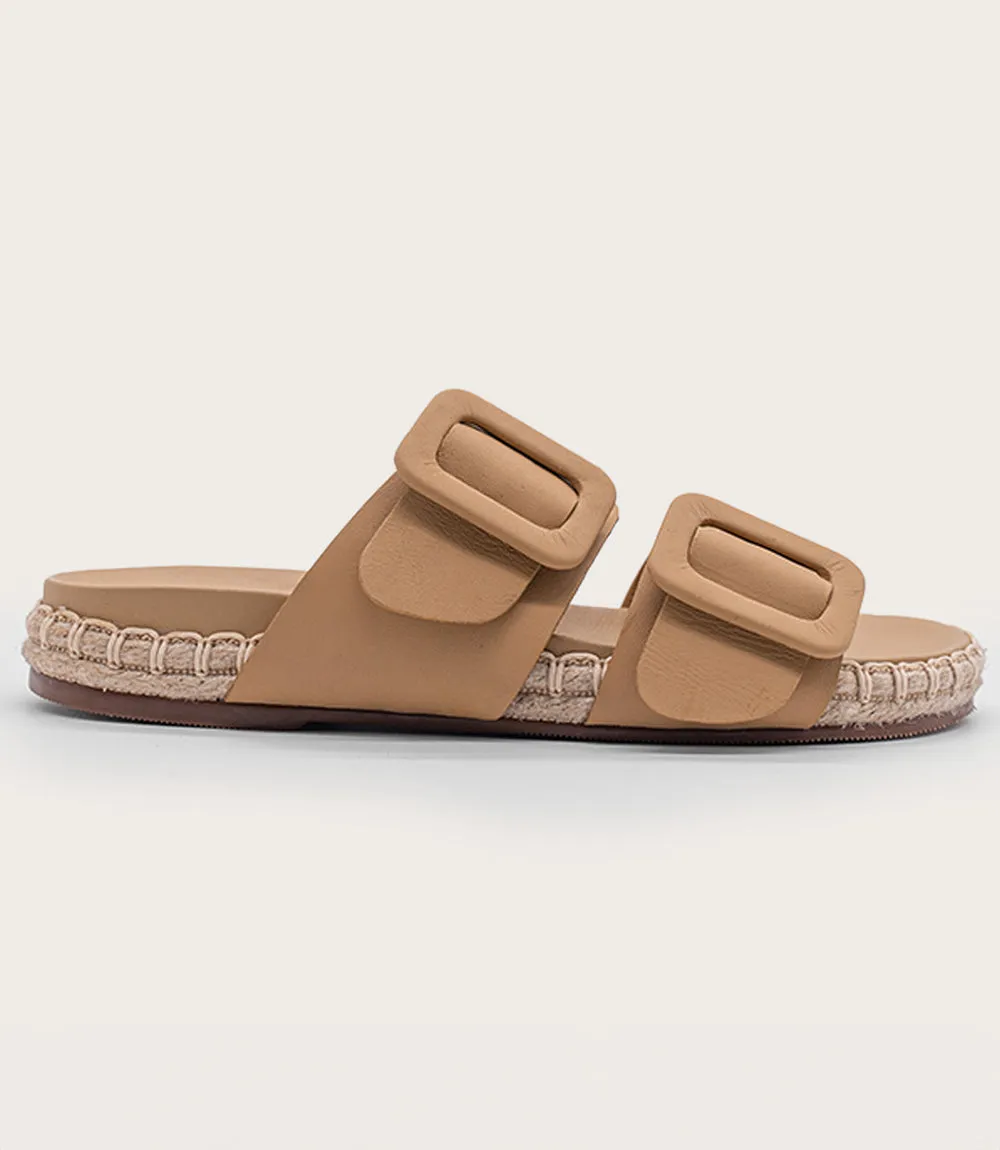 Buckled Leather Sandals