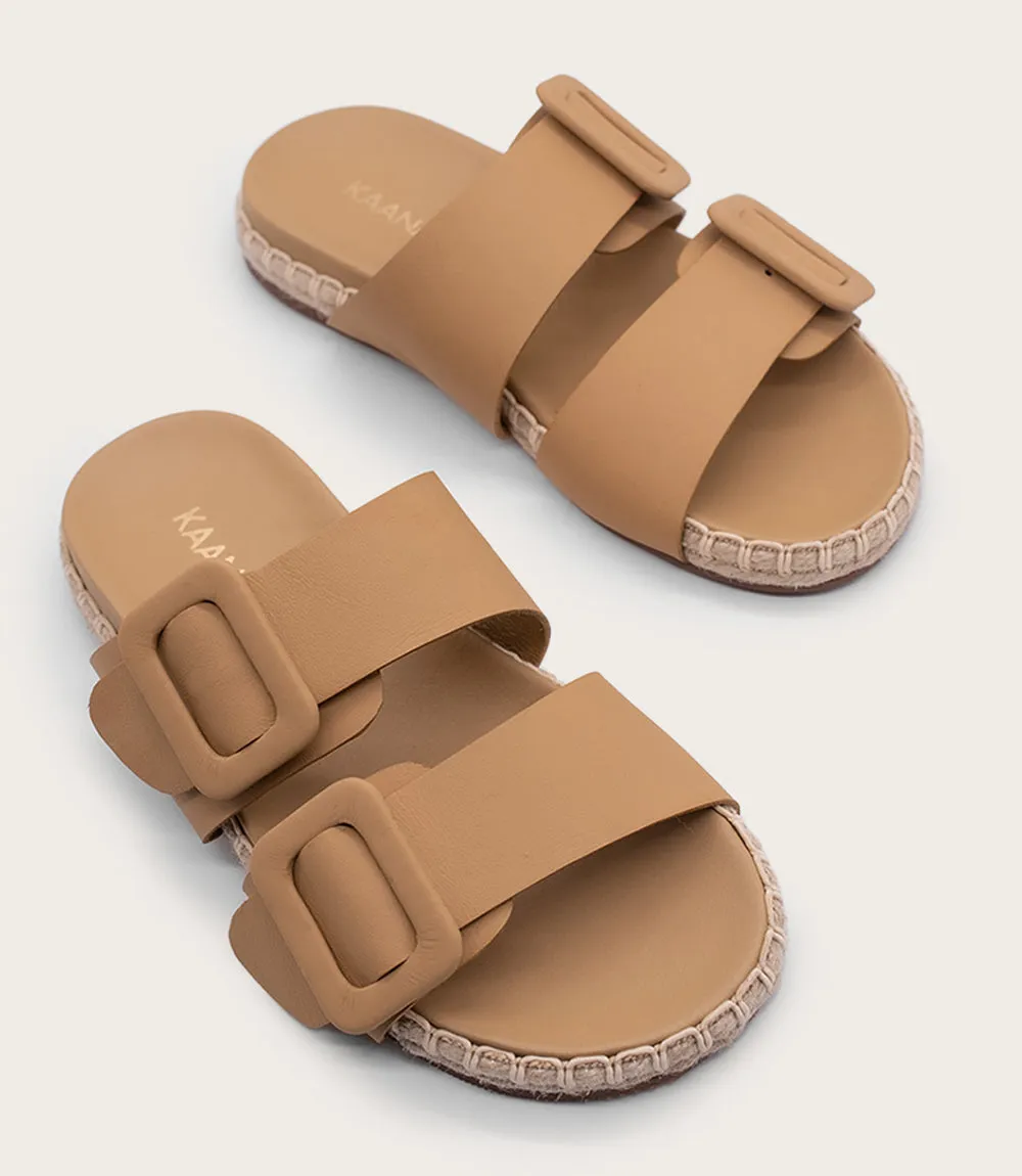 Buckled Leather Sandals