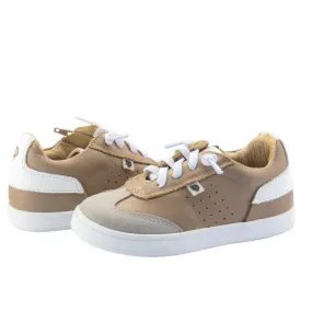 Byron Bay Leather Sneaker | Taupe Snow