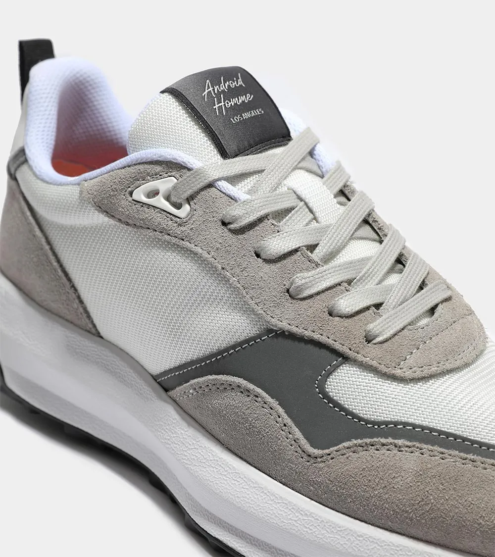 Cascais Runner | Light Grey Suede Mesh AHP234-51