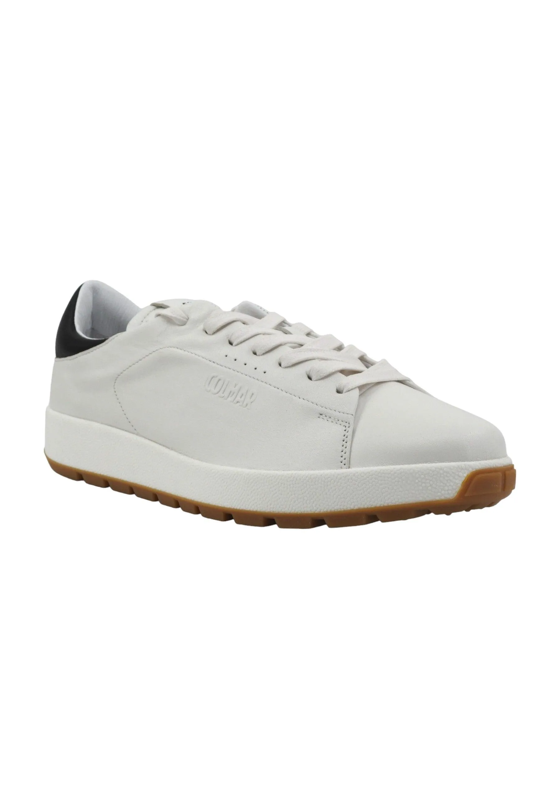 Premium White and Black Colmar Mens Sneaker - Feyder Collection