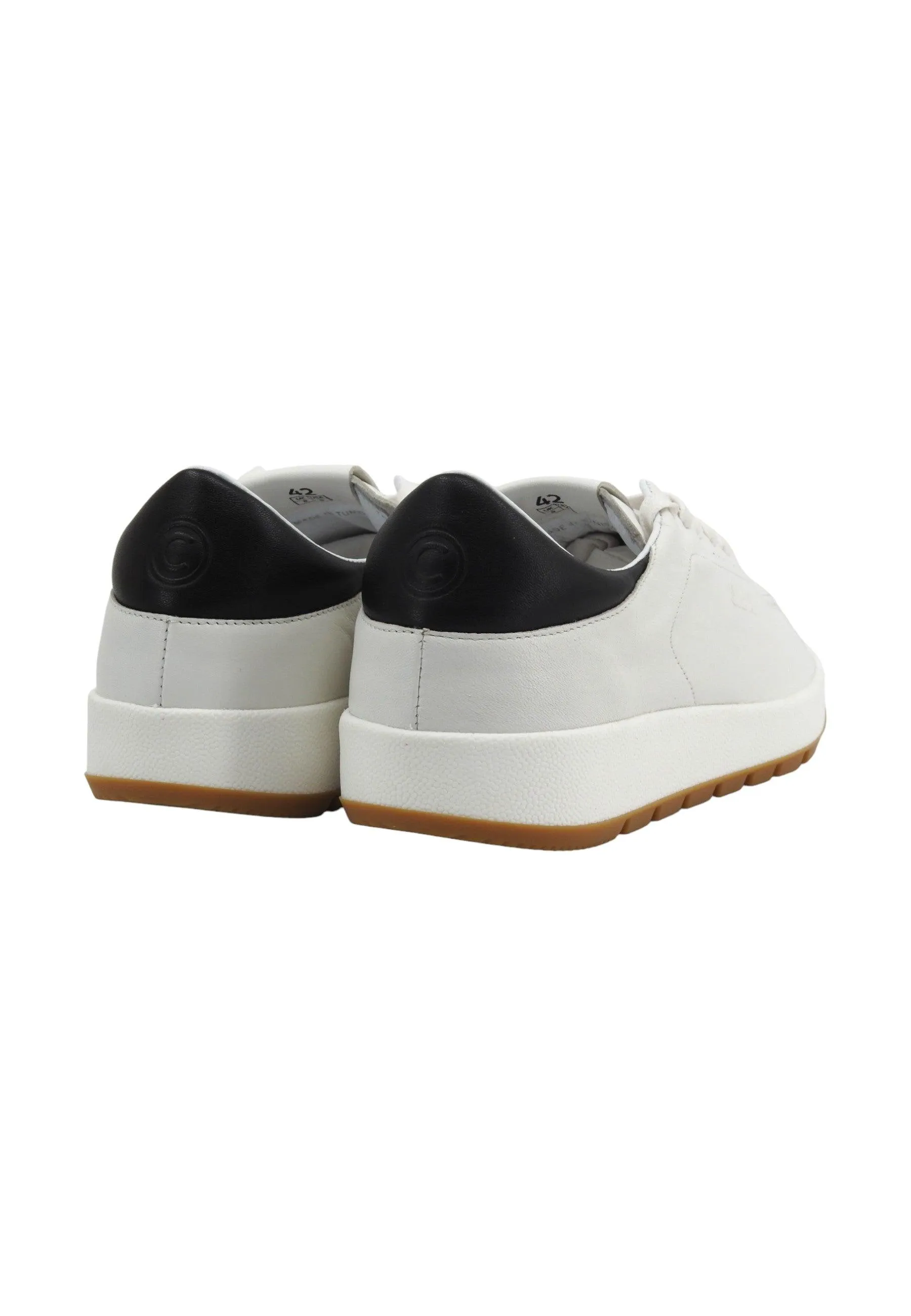 Premium White and Black Colmar Mens Sneaker - Feyder Collection