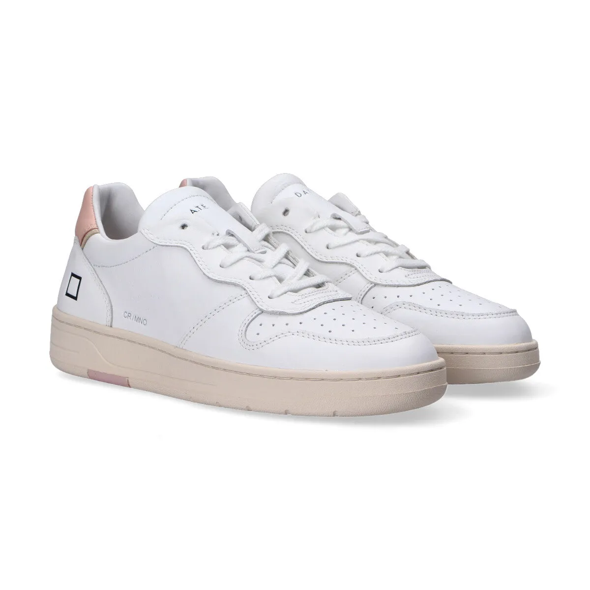 D.A.T.E. sneaker Court Mono white pink