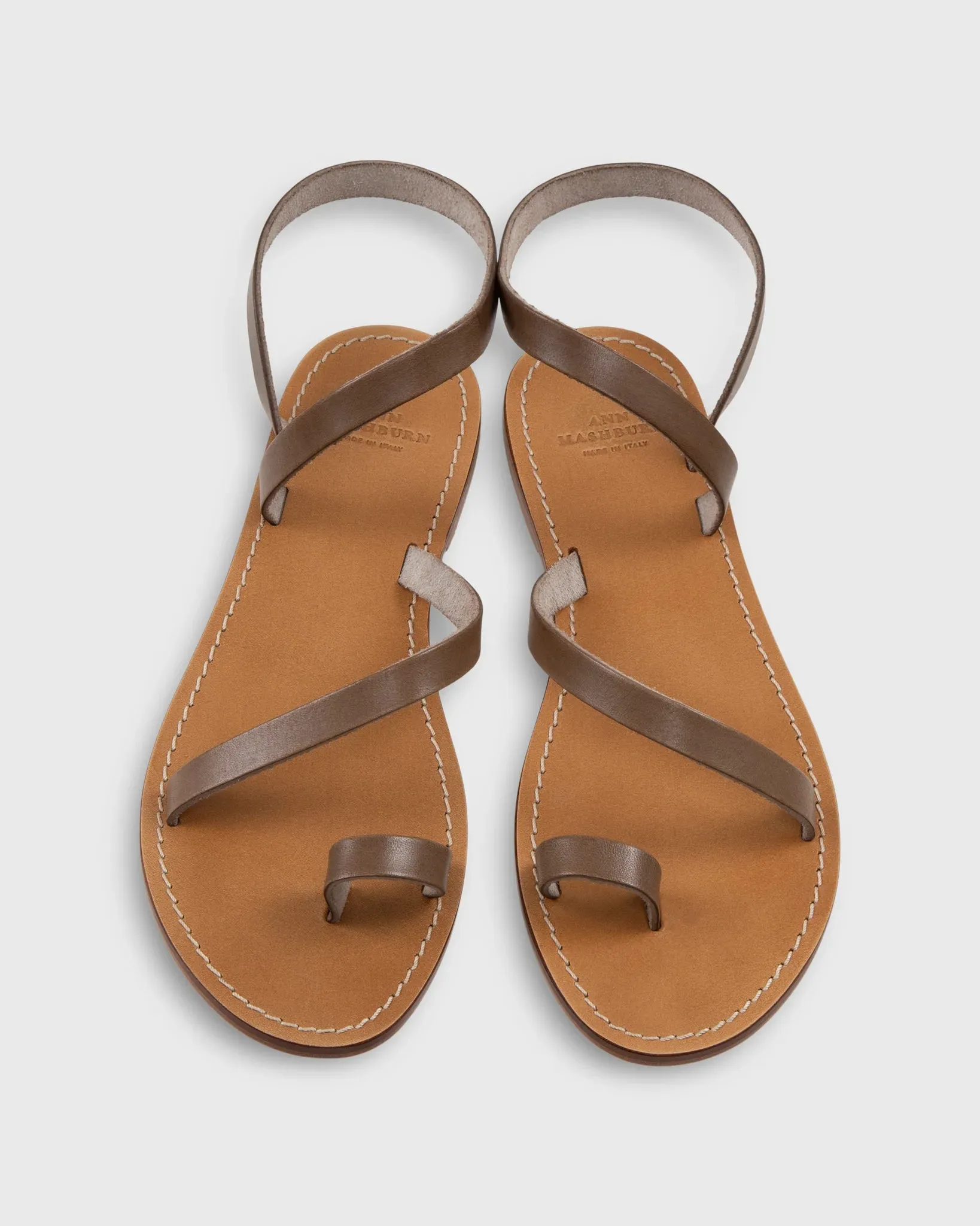 Diagonal Strap Sandal