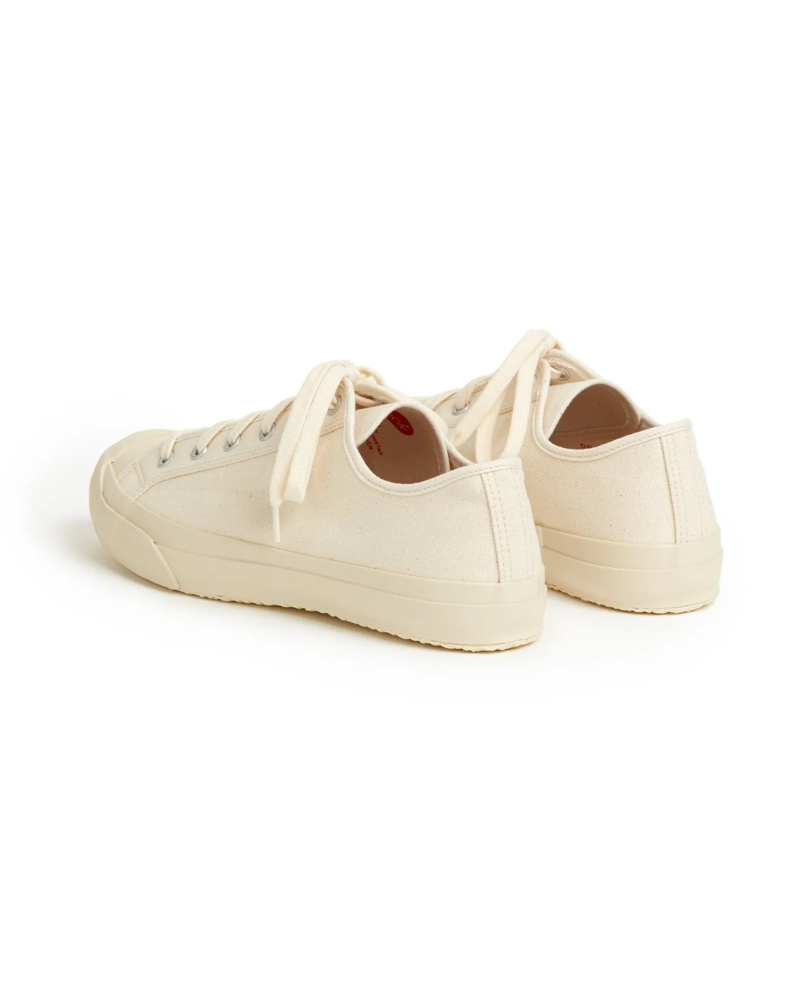 Doek Court Canvas Sneaker: Ecru