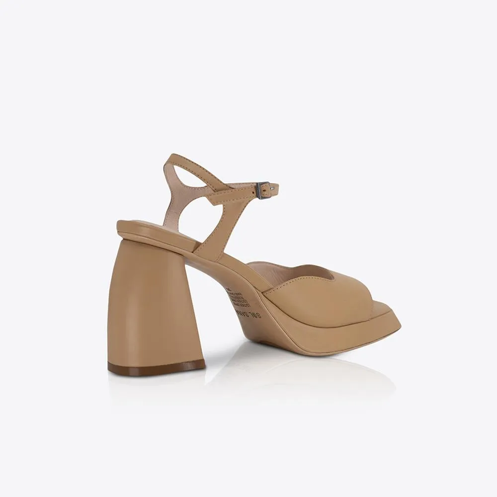 Eva heel Tan