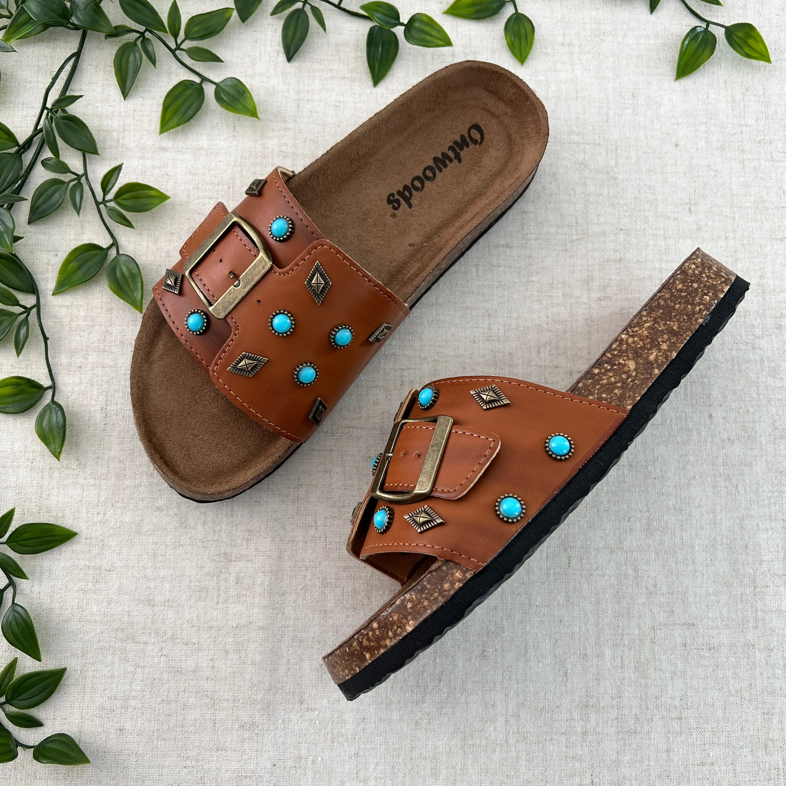 Free Spirit Sandals- Cognac