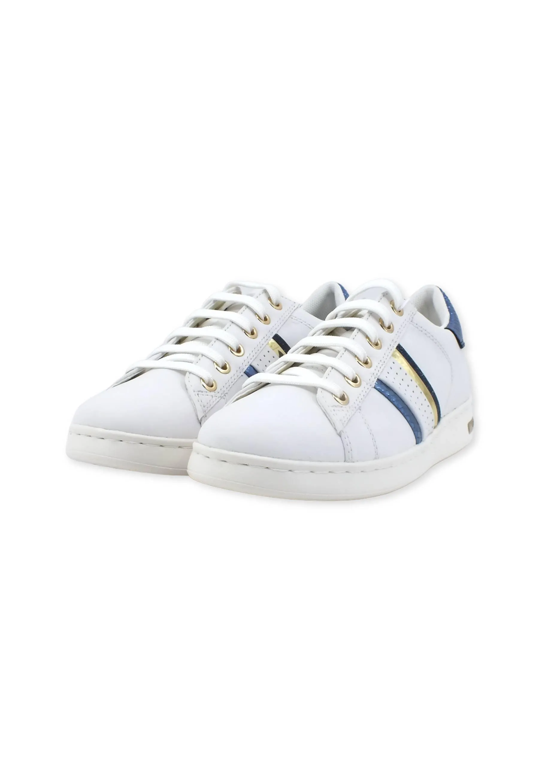 GEOX Jaysen Sneaker Donna White Navy D351BB085KYC0899