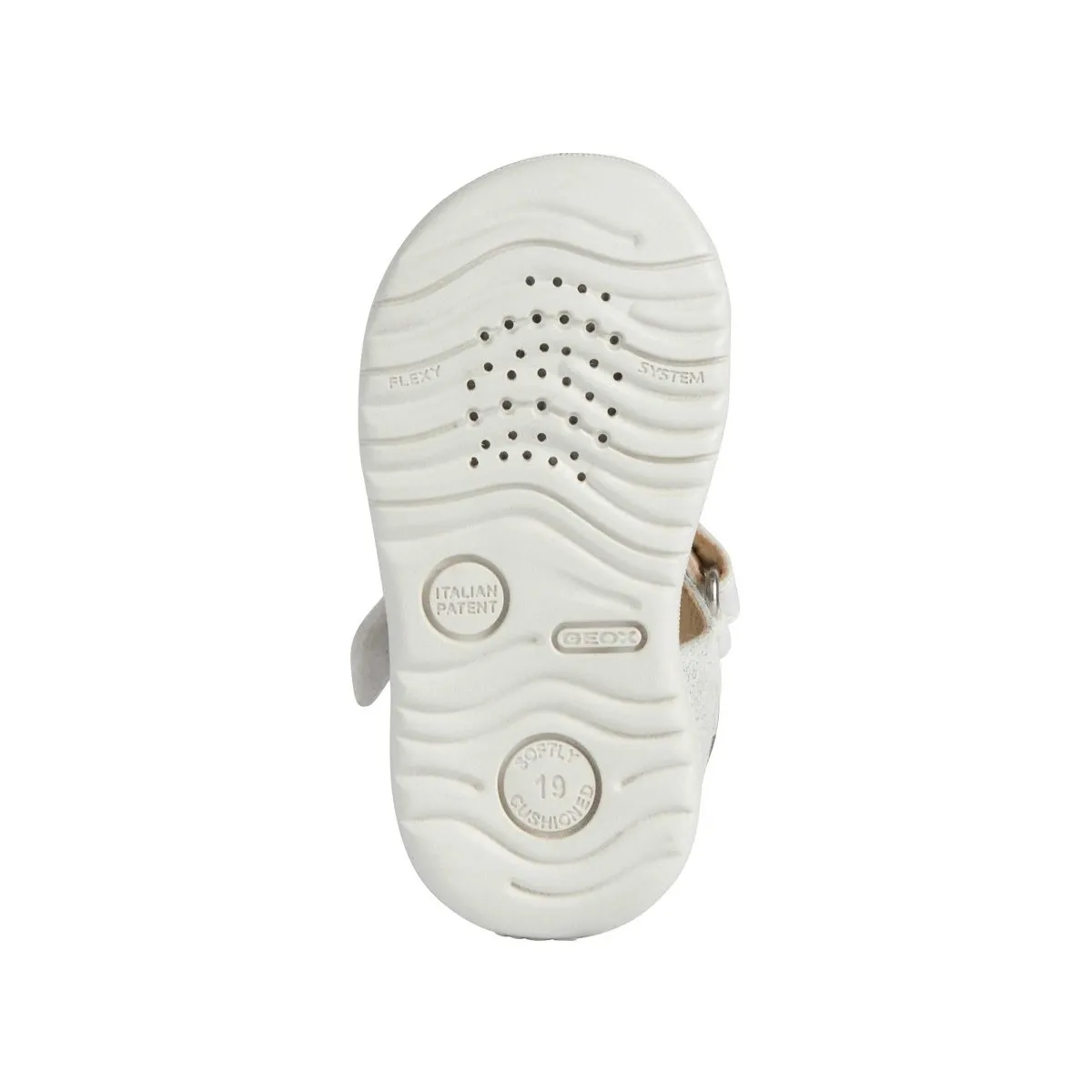 Geox Toddler's Macchia Off White/Silver