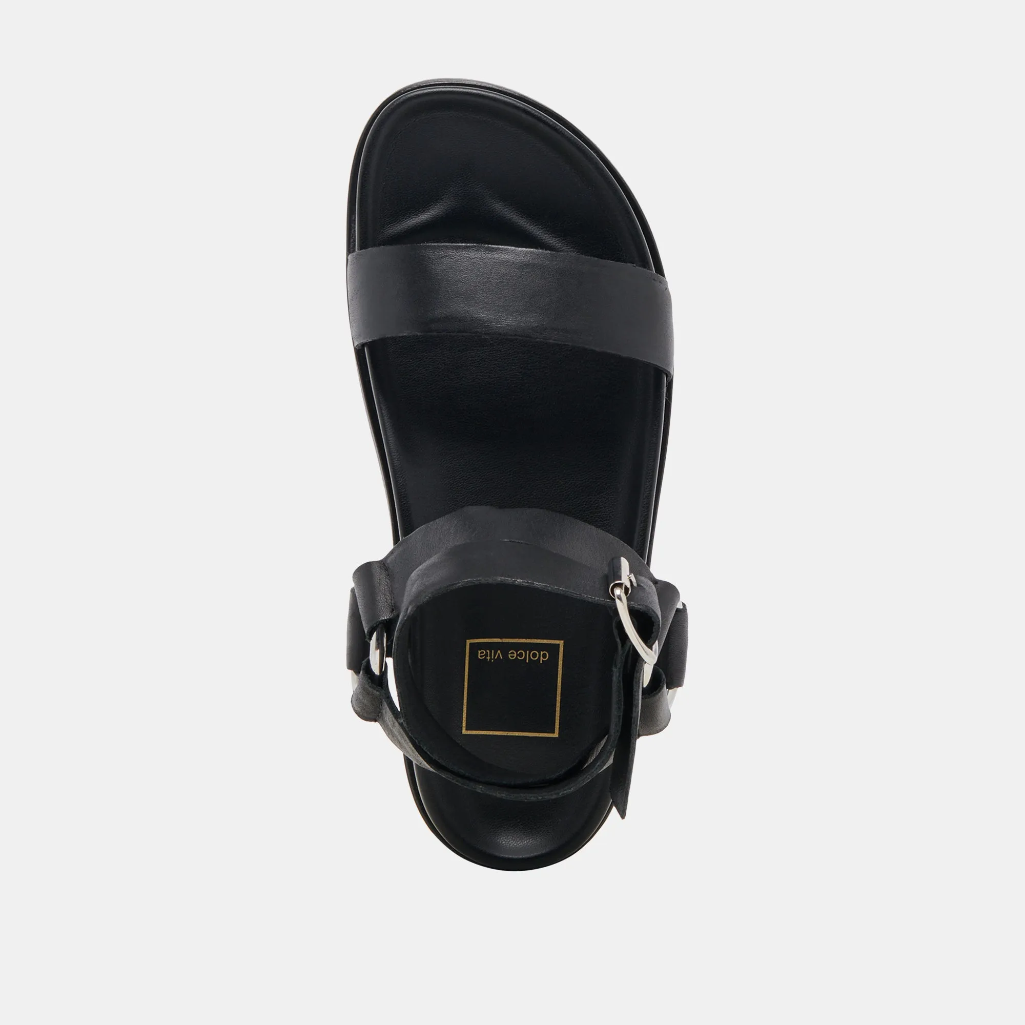 GILDA SANDALS BLACK LEATHER