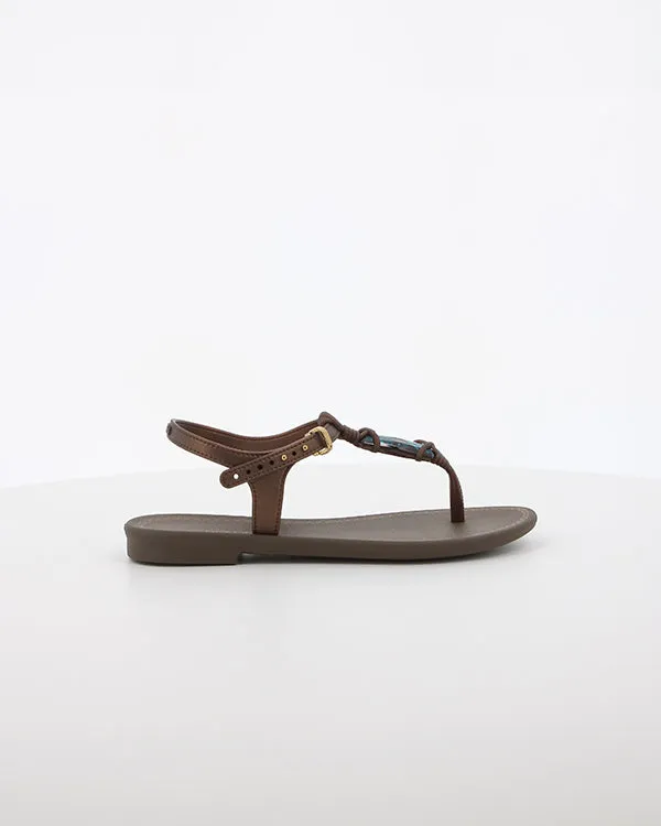 Grendha Cacau Rustica Brown Sandal