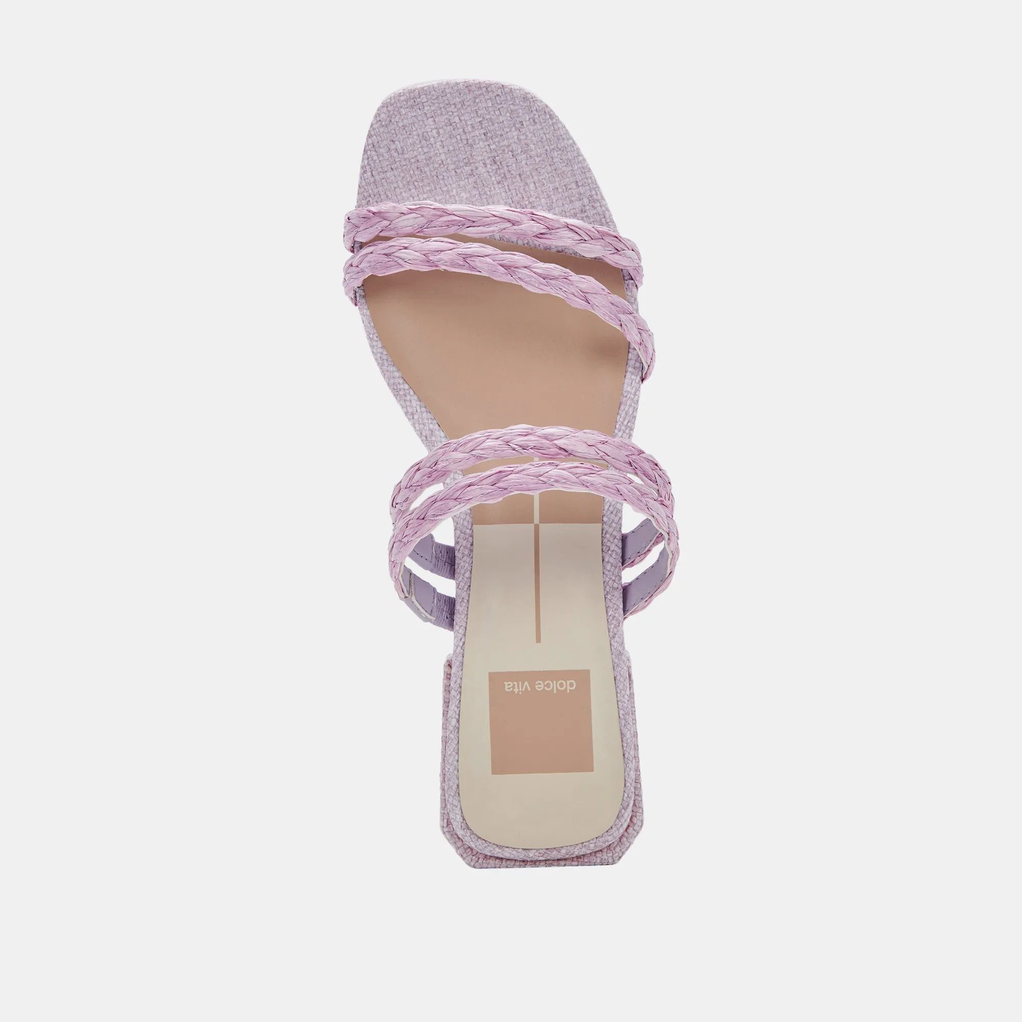 HAIZE RAFFIA SANDALS LILAC RAFFIA