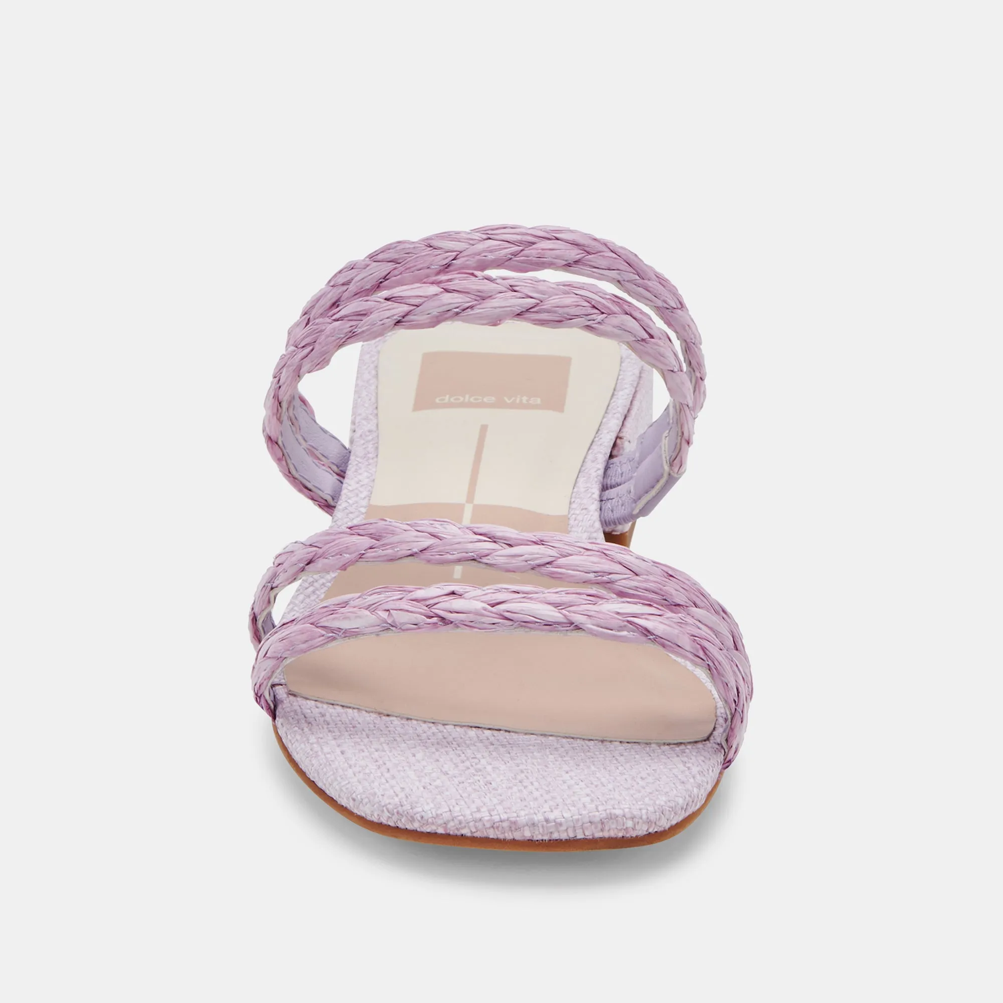 HAIZE RAFFIA SANDALS LILAC RAFFIA