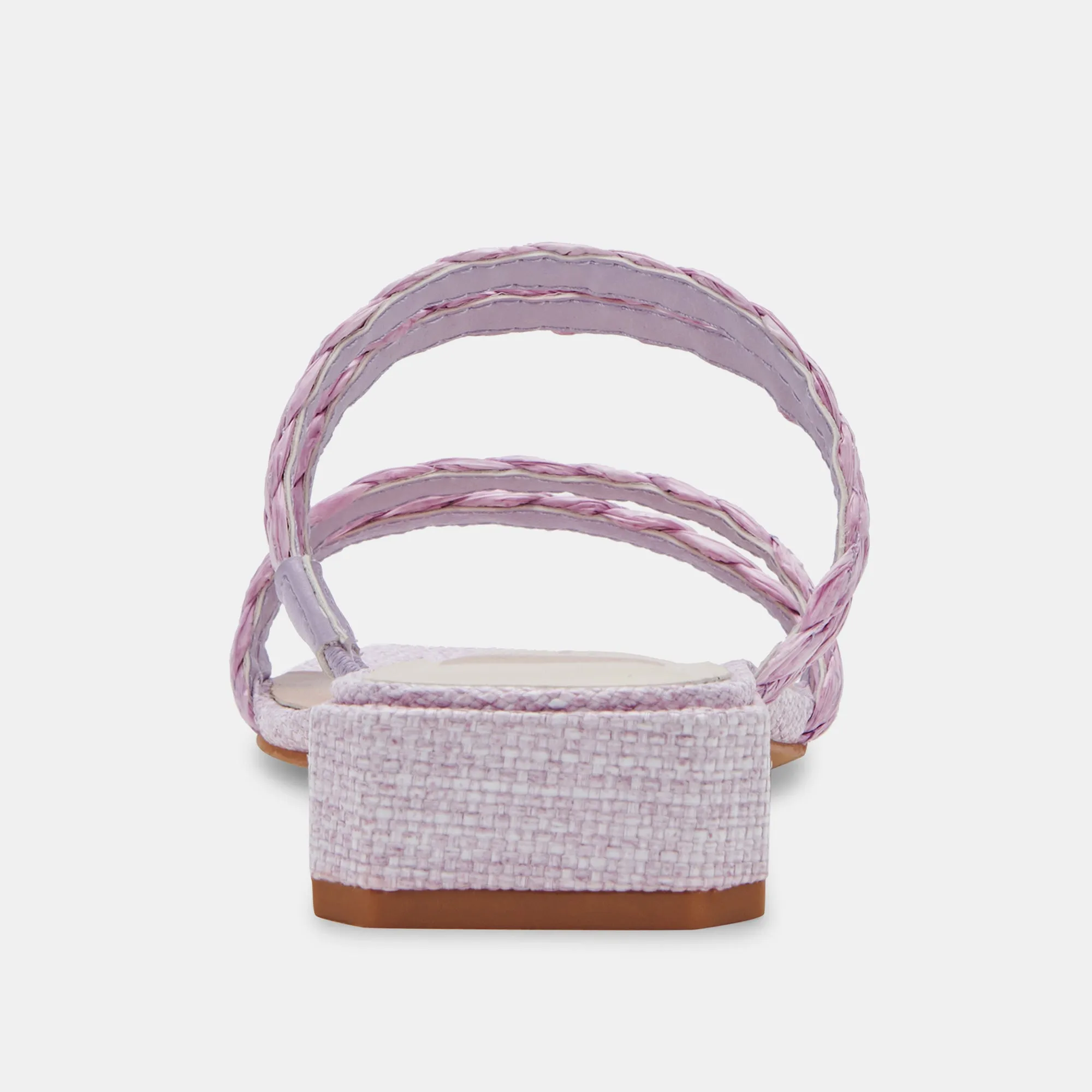 HAIZE RAFFIA SANDALS LILAC RAFFIA