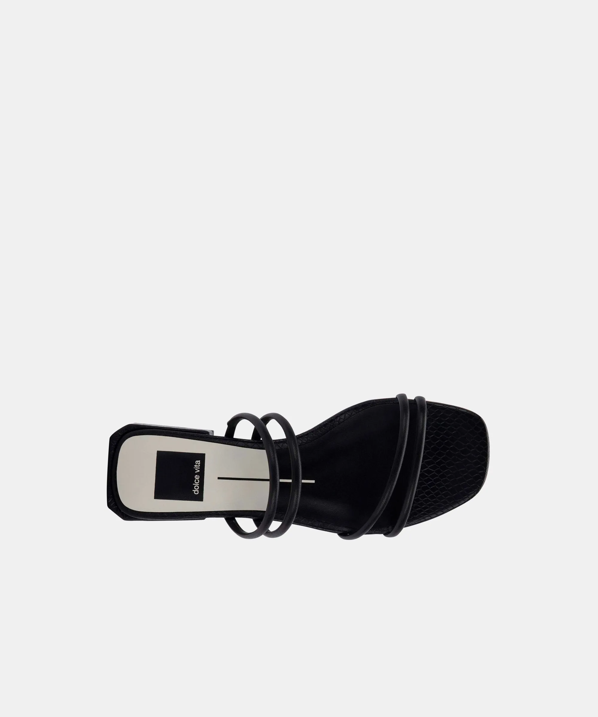 HAIZE SANDALS IN BLACK STELLA - re:vita