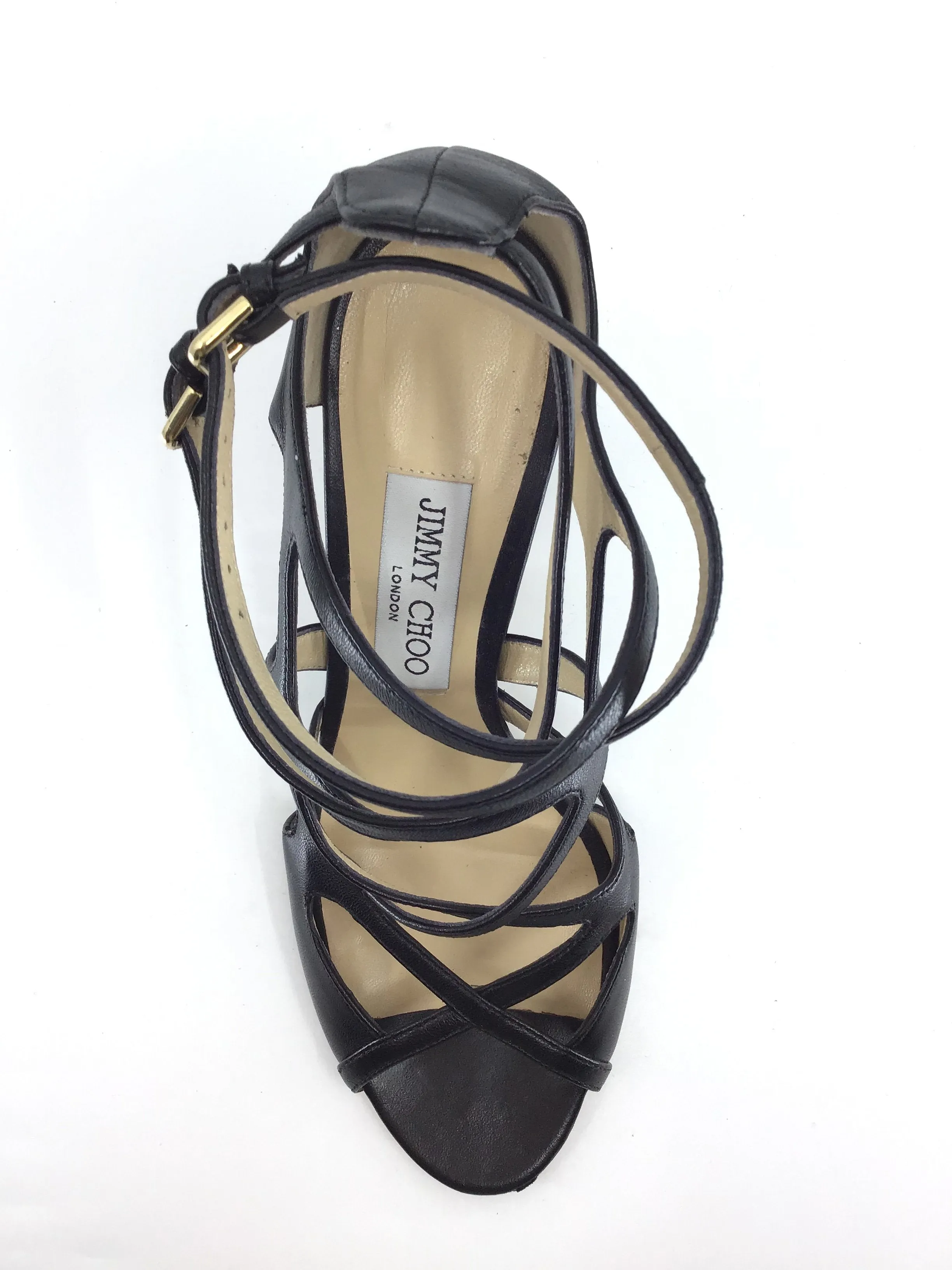 Jimmy Choo Black  Strappy Sandal