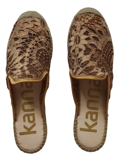 Kanna - Nilamon Creme Espadrille Sandal