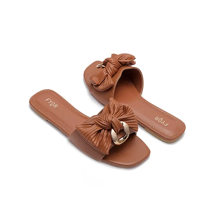 Knotted Slide Sandal MY 228