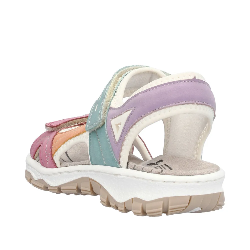 Ladies Rieker Walking Sandal  Multi  68866-92 sale