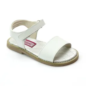 L'Amour Girls Open Toe Strap Leather Sandal