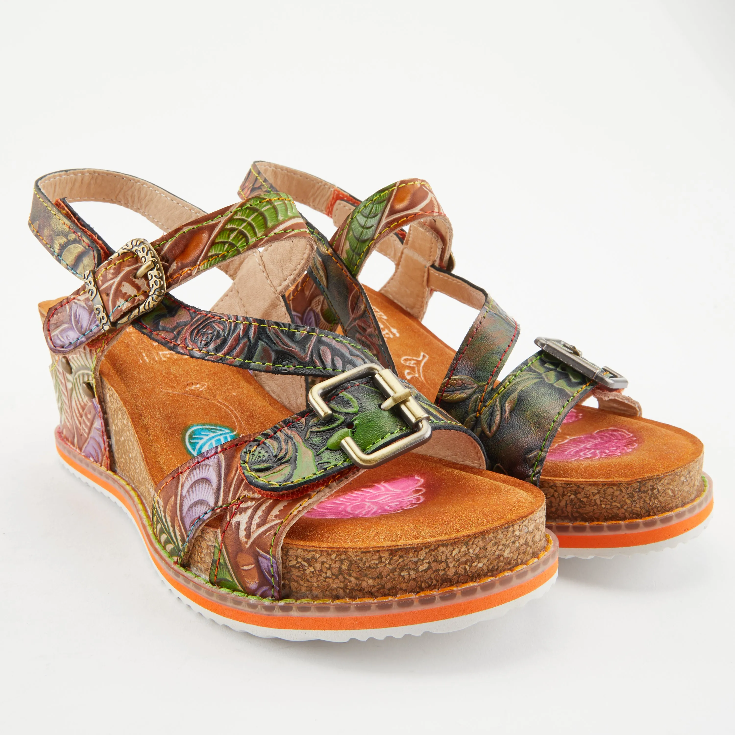 L'ARTISTE ANITTAS WEDGE SANDALS