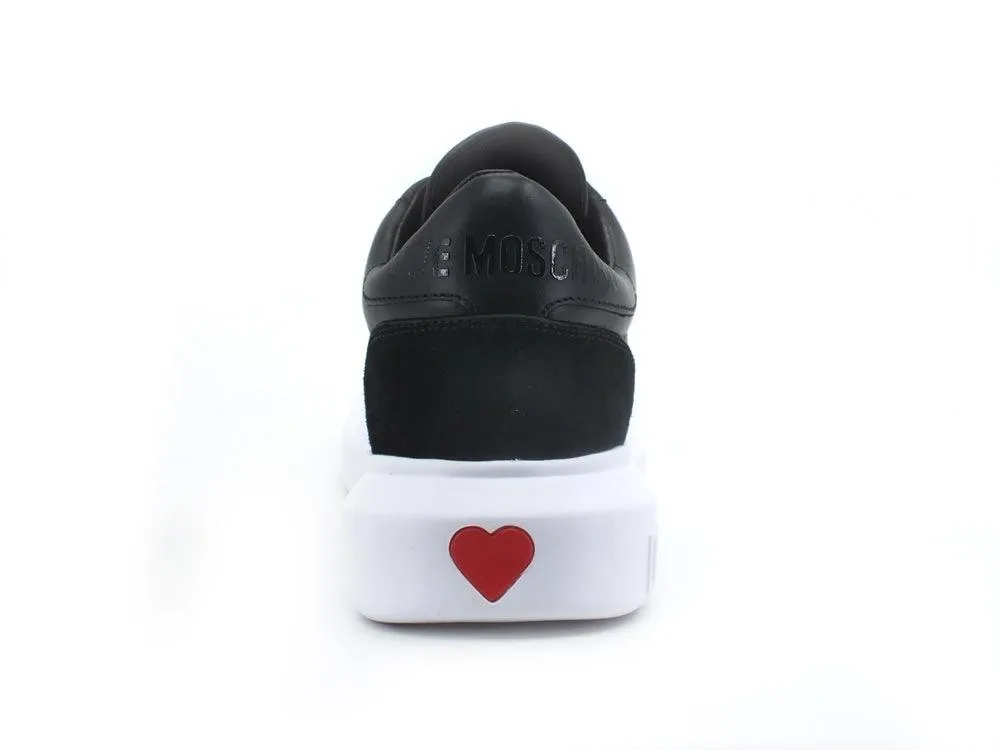 LOVE MOSCHINO Sneaker Cuore Rosso Nero JA15044G1EIA200A