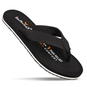 Men's Care Plus Flip-Flop  - WH3810 Black