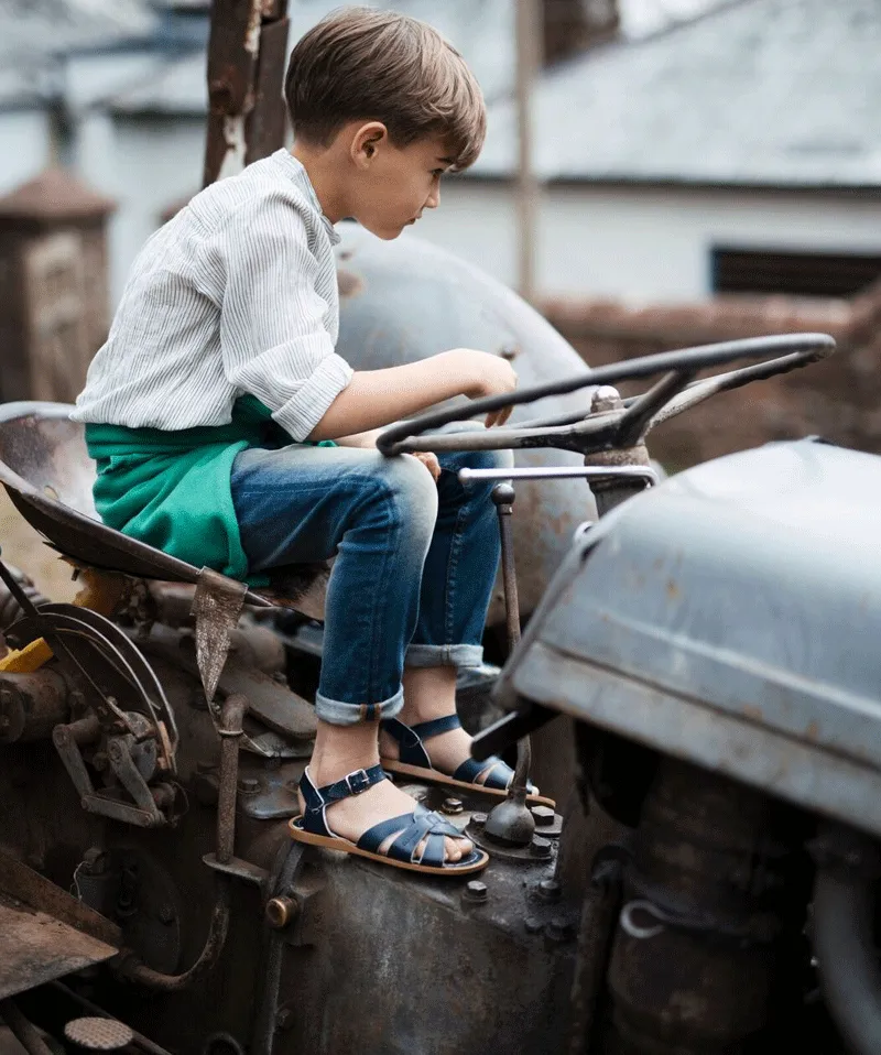 Original Salt Water Sandal in Navy for Children