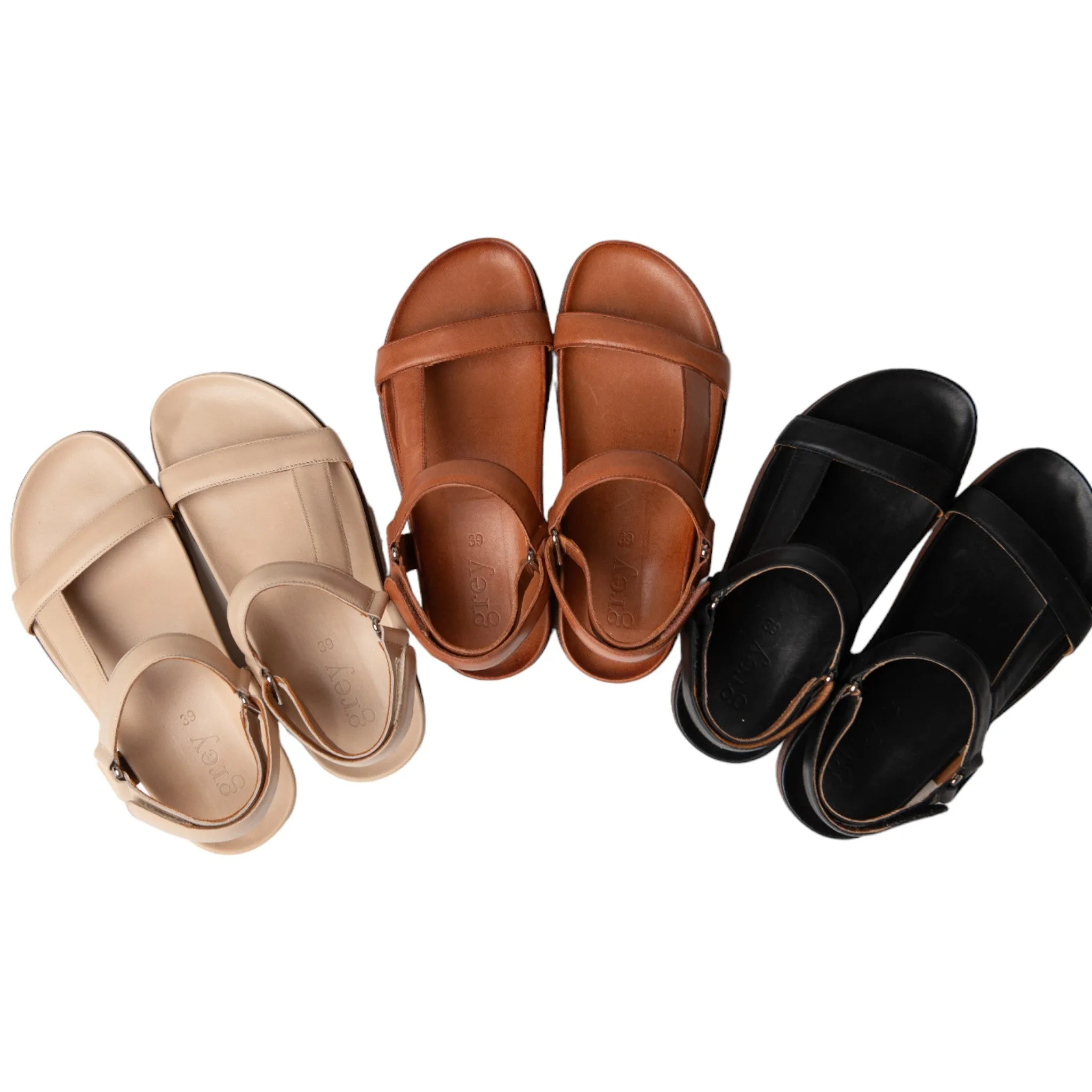 Outdoor Sandals - Gabriela / Gab in Brandy