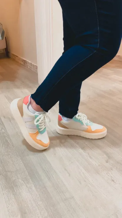 Penelope Muted Colorblock Sneaker