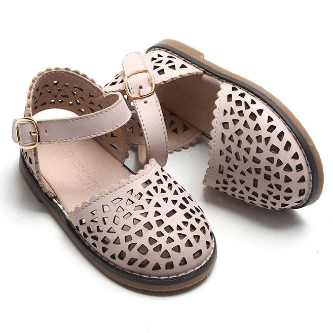 Pocket Hard Sole Sandal Dusty Pink